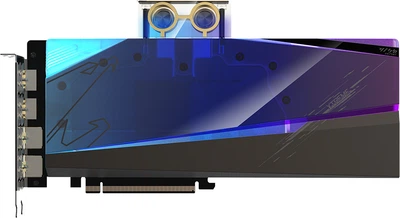 Видеокарта Gigabyte PCI-Ex Radeon RX 6950 XT Xtreme Waterforce WB 16GB GDDR6 (256bit) (2565/18000) (2 х HDMI, 2 x DisplayPort) (GV-R695XTAORUSX WB-16GD)