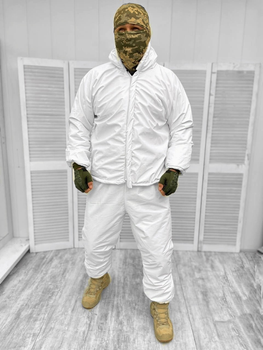 Белый маскировочный тактический костюм (зима) M