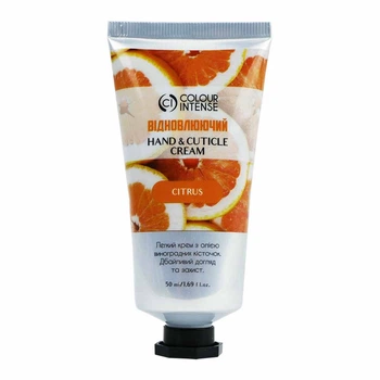Крем для рук Colour Intense відновлюючий Цитрус 50мл (4823083020392)