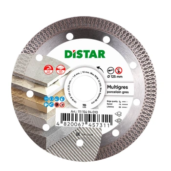 Круг алмазный для керамогранита Distar&nbsp;125x1,4x10x22,23 Multigres (11115494010)