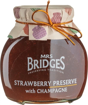 Конфітюр Mrs Bridges Полуниця з шампанським 340 г (5020566701567)