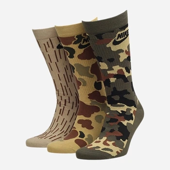 Набор носков Nike U Nk Everyday Essential Crew DH3414-903 38-42 3 пары Хаки (195244783762)