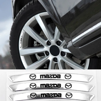 Наклейки на диски MAZDA (Мазда) на колеса Хром CountryMan