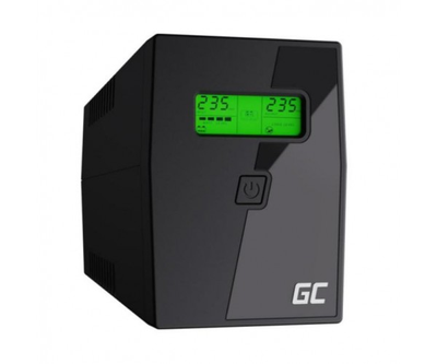 Линейно-интерактивный ИБП Green Cell UPS01LCD (600VA/360W)