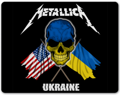 Коврик для мышки Fat Cat Metallica - Ukraine 29866
