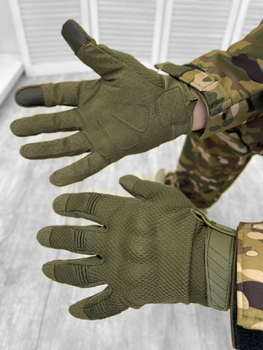 Тактические перчатки Soft Shell Olive XL