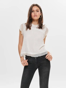 Блуза Only 15191610 2XL (964712XL) Білий