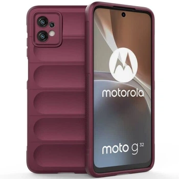 Силіконовий (TPU) чохол Deexe Terra Case для Motorola Moto G32 - Wine Red