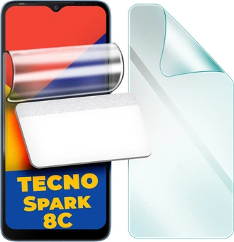 Гидрогелевая защитная пленка H-GelPro Tecno Spark 8C (30116)