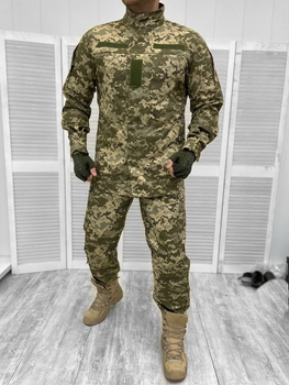 Тактическая военная форма комплект ГОСТ Уставной ( Китель + Штаны ), Камуфляж: Пиксель ВСУ, Размер: 48
