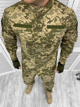 Тактическая военная форма комплект ГОСТ Уставной ( Китель + Штаны ), Камуфляж: Пиксель ВСУ, Размер: 58