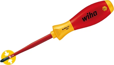 Отвертка Wiha SoftFinish electric slimFix Phillips PH1 x 80 мм (35393_WH)