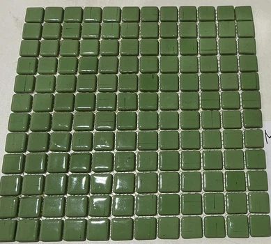Мозаика АкваМо Olive 31.7х31.7