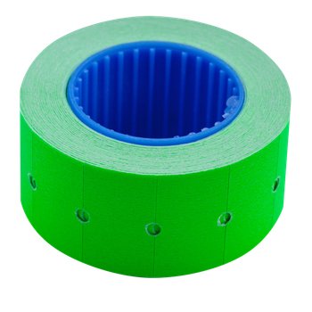 Ценник Buromax 22*12мм (500шт/6м) прямоугольный внешняя намотка зеленый (BM.282101-04)