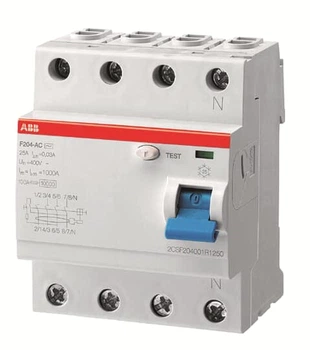 Пристрій захисного відключення ABB F204AC-40/0,1