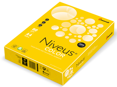Бумага цветная Niveus интенсив А4 80 г/м² 500л IG50 горчичный (A4.80.NVI.IG50.500)