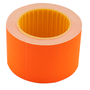 Ценник Buromax 35*25мм (240шт/6м) прямоугольный внешняя намотка оранжевый (BM.282105-11)