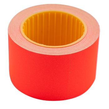 Ценник Buromax 35*25мм (240шт/6м) прямоугольный внешняя намотка красный (BM.282105-05)