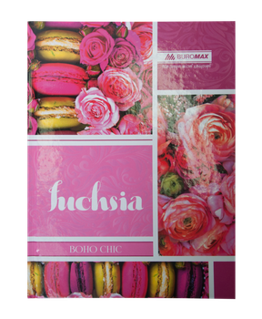 Книга канцелярская Buromax Boho Chic А4 в линию 96 листов офсет твердая обложка (BM.2401-110)
