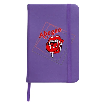 Блокнот А5 Ахэгао губы-лого(Ahegao girl) Фиолетовый (92288-3503-PU)
