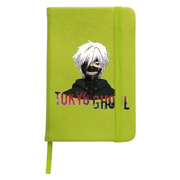 Блокнот А5 Токийский игр Кэн Канэки лого-портрет(Tokyo Ghoul) Салатовый (92288-3528-LM)