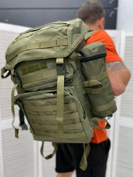 Рюкзак армійський Рюкзак тактичний хакі 70 літрів рюкзак військовий рюкзак
