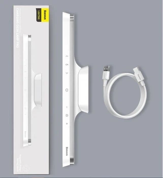 Світлодіодна лампа Baseus Magnetic Stepless Dimming PRO білий, портативний світильник LED з магнітним кріпленням