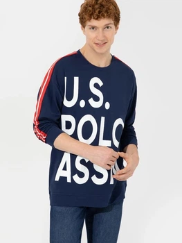 Світшот чоловічий U.S. Polo Assn G081SZ082-000-1366393 L Темно-синій (8682733364318)