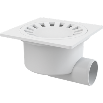 Трап для душа ALCAPLAST 150x150мм белый APV15