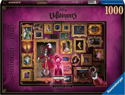 Пазл Ravensburger Villainous Captain Hook Пітер Пен - Капітан Гак 1000 шт. (15022)
