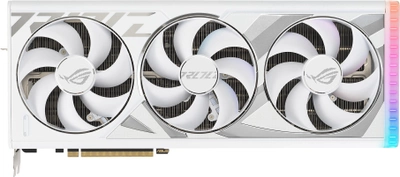 Відеокарта ASUS PCI-Ex GeForce RTX 4090 ROG Strix White OC Edition 24GB GDDR6X (384bit) (2640/21000) (2 x HDMI, 3 x DisplayPort) (ROG-STRIX-RTX4090-O24G-WHITE)