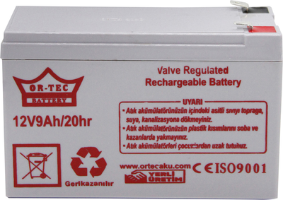 Аккумуляторная батарея OR-TEC 12V / 9Ah GEL BATTERY (6848974)