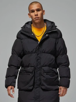 Куртка зимова довга чоловіча Nike M Jordan Ess Stmt Parka DQ7346-010 S (195871645631)