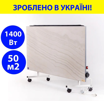 Обогреватель керамический 1400 Вт120*60*5,5 см вес 35 кг на 50 кв.м. био-конвектор с терморегулятором Венеция