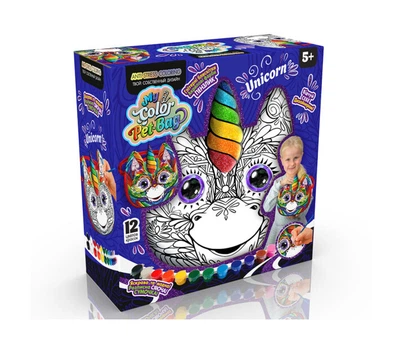 Набор для творчества Danko Toys Сумочка раскраска My color pet-bag Единорог (CPB-01-03U)