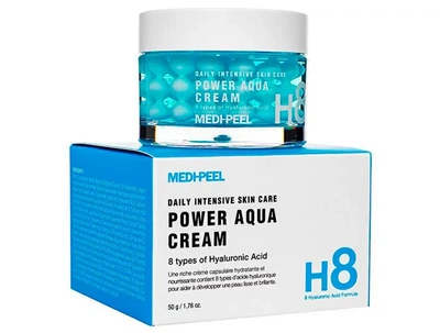 Зволожуючий крем для обличчя з пептидними капсулами Medi Peel Power Aqua Cream 50 мл