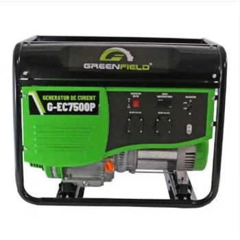 Генератор бензиновый однофазный 6.5-7 кВт Greenfield G-EC7500P Электростанция Электрогенератор