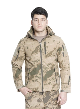 Куртка тактична військова Softshell (світній камуфляж) Vogel S(44) 1110020