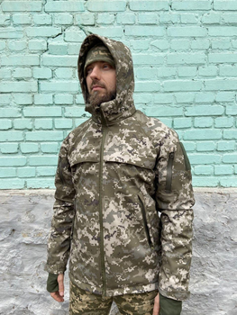 Куртка зимова військова тактична Дюспо Піксель 48-50