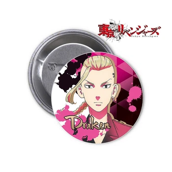 Значок Tokyo Revengers Токийские мстители #03 Ryuguji Ken Draken