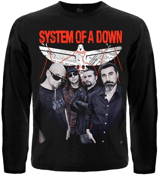 Футболка з довгим рукавом Rockway System Of A Down "Overcome" Чорний, Розмір S
