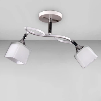 Люстра потолочная Light House SR-18526/2 WT+CH L520*W180*H240 белый + хром