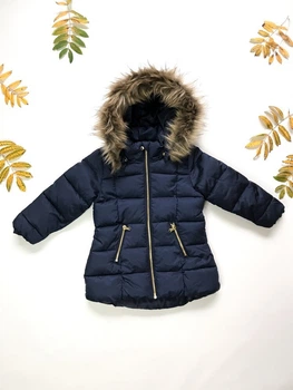 Зимняя куртка H&M 92-98 см синий артикул Л921