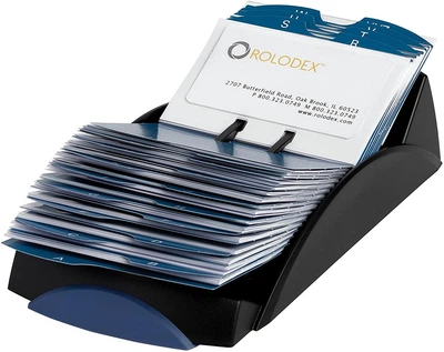 Визитница Rolodex для 100 визиток открытая
