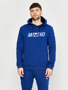 Худі чоловіче Mizuno K2GC250026 XL Темно-синє (5059431393798)