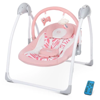 Кресло-качалка El Camino Airy ME-1047L-Rose-Leaves розовое