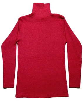 Теплый гольф ангора Hasan Baby 122 см Рубиновый (ГА-0083)