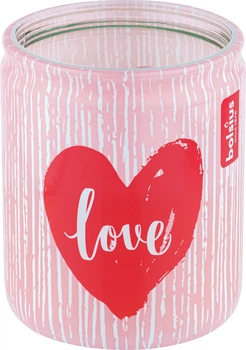 Свічка у склі Bolsius Love 82/68 Ванильная (8717847159656)