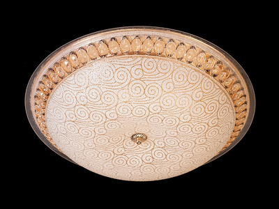 Классический настенно-потолочный LED светильник Diasha, цвет золото, 80W на 12 м2 66067-600-1GC-LS