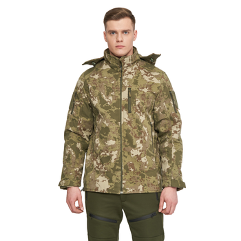 Куртка чоловіча тактична для військових та армії Combat SoftShell Камуфляж розмір S